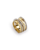 Goa Seven-Row Ring with Diamonds