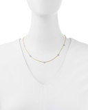 18k Yellow Gold & Diamond Necklace