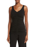 Damia Ruched V-Neck Tank