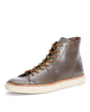 Men's Gates Leather High-Top Sneaker