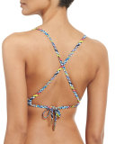 Beach Babe Printed Swim Top, Available in D Cup