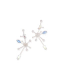 Matilda Statement Earrings in Silvertone