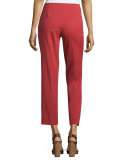 Bleecker Cropped Pants, Red Rock