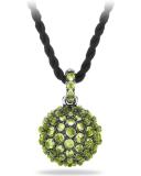 20mm Osetra Faceted Pendant Necklace, 42"