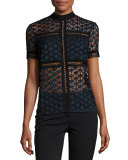 Star Repeat Short-Sleeve Top