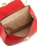 Drew Mini Chain Shoulder Bag, Red