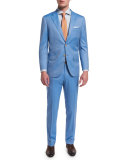Check Woven Dress Shirt, Blue