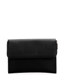 Leather Portfolio Case, Black
