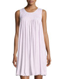 Patricia Leopard-Print Jersey Chemise, Pink