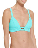 Neutra Solid Strappy-Back Swim Top