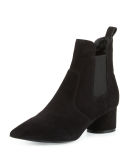 Logan Circle-Heel Chelsea Boot