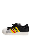 Superstar Original Rita Ora Sneaker, Core Black/Yellow/Off White