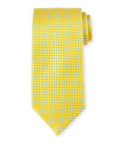 Dot-Print Silk Tie