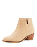 Abbot Grand.OS Suede Cutout Bootie, Cremini