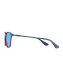 Junior Chris Mirrored Square Sunglasses