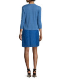 4-Way Linen-Blend Knit Cardigan
