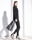 Long-Sleeve Duster W/ Slip