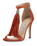 Viola Suede Tassel Sandal
