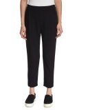 Single-Pleat Peg Pants