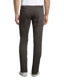 Essential Five-Pocket Twill Pants, Gray