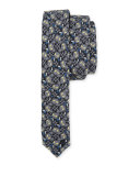 Little Monsters Skinny Tie, Blue/Gray