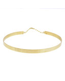 Gloss 14K Gold Choker Necklace