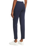 Lewin Straight-Leg Ankle Pants