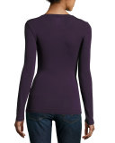 Long-Sleeve Asymmetric Tee 