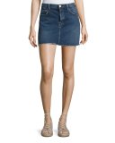 The Mini Cutoff Denim Skirt, Reese
