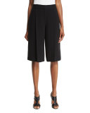 Asheton Crepe Culottes, Black