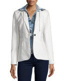 Zip-Front Hoodie Dickey, Arctic Camo