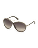 Tamara Brow-Bar Butterfly Sunglasses