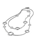 Infinity Necklace with Pearls