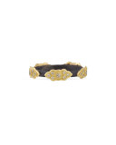 Stackable Champagne Diamond Scroll Ring