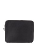 Zip-Around Leather Portfolio Case, Black