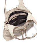 Zoe Small Carryall Tote Bag, Bone
