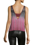 Angela Embellished Tank, Multi Colors