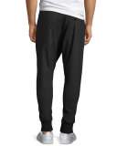 Biker Jogger Pants, Charcoal