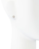 18K White Gold Diamond Spike Single Earring