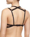 Batifolage Strappy Balconette Bra, Black Pattern