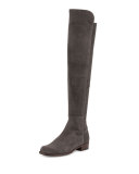 50/50 Suede Over-the-Knee Boot, Londra