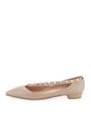 Rockstud Cross-Strap Flat, Poudre