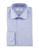 Contemporary-Fit Small-Check Dress Shirt, Lavender