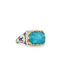 East-West Doublet Carved Ring