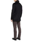 Madison Wool/Cashmere-Blend Trend-Fit Coat