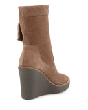 Viola Suede Wedge Bootie