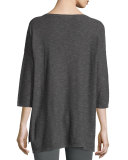 Slub Reverse Linen/Cotton Tunic 