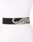 Stretch Peacock Belt, Black