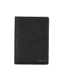 Lalknis Textured Leather Passport Holder, Black