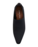 Loui Stretch Crepe Bootie, Black